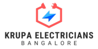Krupa Electrcians Logo - White